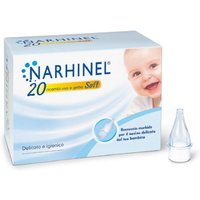 Narhinel 20 Ricambi per Aspiratore Nasale Neonati e Bambini con Filtro Soft