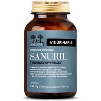 Salugea Sanuril Formula Potenziata Integratore Vie Urinarie, 60 Capsule Vegetali