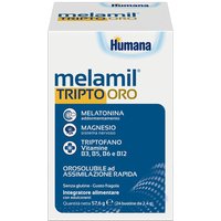 Humana Melamil Tripto Oro Integratore Alimentare, 24 Bustine