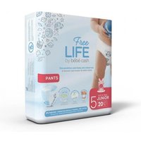 BébéCash FreeLife - Pannolino per Bambini Taglia 5 Maxi, 20 pannolini