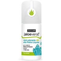 Zuccari Aloevera2 - Deodorante 48H Alla Pietra Liquida Roll On, 50ml