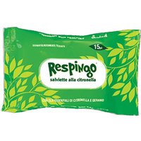 Sanifarma Respingo Salviette alla Citronella Allontana Insetti, 15 Pezzi