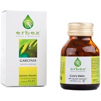 Erbex Garcinia Integratore Alimentare Colesterolo, 100 Capsule da 430mg