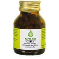 Erbex Ginkgo Biloba Integratore Alimentare, 100 capsule