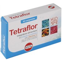 Kos Tetraflor Integratore Alimentare di Probiotici e Prebiotici, 60 Compresse