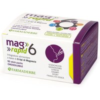 Farmaderbe Mag 6 Rapid Integratore Vitamine e Minerali, 20 Bustine