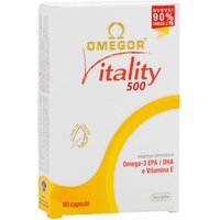 UGA Nutraceuticals Omegor - Vitality 500 Integratore Alimentare, 60 Capsule