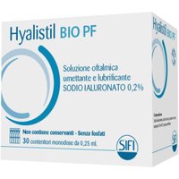 Sifi Hyalistil Bio PF Soluzione Oftalmica Lubrificante 0,2%, 30 flaconcini