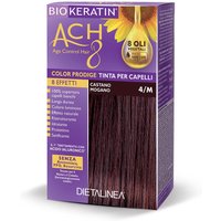 Biokeratin ACH8 Color Prodige - Tinta per Capelli Castano Mogano 4M, 1 Kit
