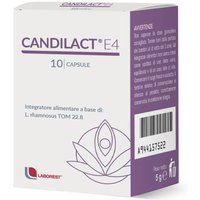 Laborest Candilact E4 Integratore Equilibrio della Flora Batterica, 10 Capsule