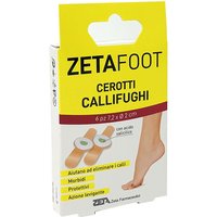 Zeta Farmaceutici ZetaFoot - Cerotti Callifughi, 6 Cerotti