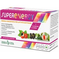 Erba Vita Energia e Memoria - Super Energy Integratore, 10 Flaconcini