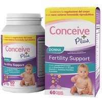 Sasmar Conceive Plus Integratore di Supporto per Fertilità Femminile, 60 Capsule