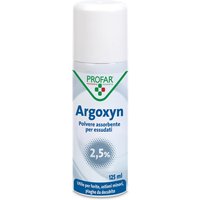 Profar Argoxyn Polvere Assorbente per Essudati Spray Argento Ionico 2,5%, 125ml