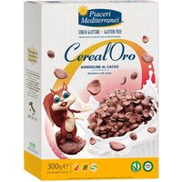Piaceri Mediterranei CerealOro Gondoline Cioccolato Cereali Senza Glutine, 300g