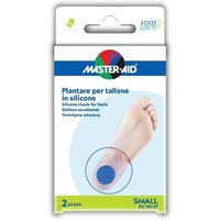 Master-Aid Foot Care - Plantare per Tallone in Silicone Taglia S, 2plantari