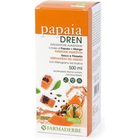 Farmaderbe Papaia Dren Integratore Alimentare Drenante, 500ml