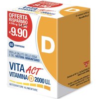 Linea ACT Vita ACT Vitamina D 2000UI Integratore Alimentare, 60 compresse