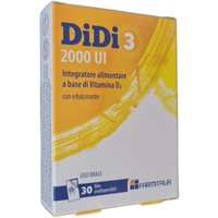 Farmitalia DiDi3 2000 UI Integratore Alimentare, 30 film orodispersibili