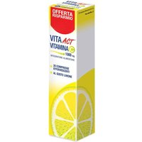 Linea Act Vita ACT Vitamina C 1000mg Integratore, 20 Compresse Effervescenti