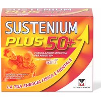 Sustenium Plus 50+ Integratore Energia Fisica e Mentale Adulti, 16 Bustine