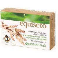 Farmaderbe Equiseto Integratore Alimentare Capelli e Unghie, 60 Capsule