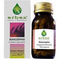 Erbex Biancospino Integratore Benessere Cuore e Rilassamento, 160 Compresse