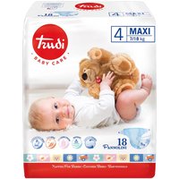 Trudi Baby Care - Pannolini Maxi Taglia 4 7-18 Kg, 18 pannolini