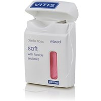 Vitis Dental Floss Soft con Cera Fluoro e Menta Filo Interdentale Cerato, 50m