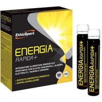 EthicSport Energia Rapida+ Integratore Energetico in Cartucce, 10x25ml