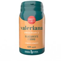 Erba Vita Monoplanta - Valeriana Integratore Rilassamento e Sonno, 60 Capsule