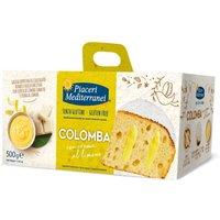 Piaceri Mediterranei Colomba con Crema al Limone Senza Glutine, 500g