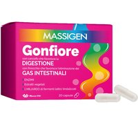 Massigen Gonfiore Integratore Alimentare a base di Enzimi, 20 Capsule