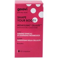 Goovi Shape Your Booty Integratore Alimentare Metabolismo Cellulite, 60compresse