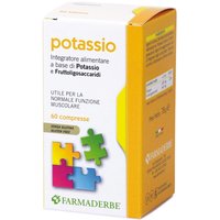 Farmaderbe Potassio Integratore Alimentare, 60 Compresse