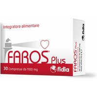 Fidia Faros Plus Integratore per il Colesterolo, 30 Compresse