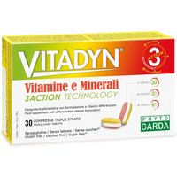 Phyto Garda Vitadyn - Vitamine e Minerali 3Action Technology, 30 compresse