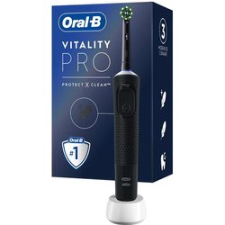 Oral-B Spazzolino Elettrico Ricaricabile Vitality Pro Nero, 1Testina 1Spazzolino