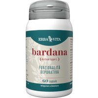 Erba Vita Monoplanta - Bardana Integratore Pelle e Depurazione, 60 Capsule