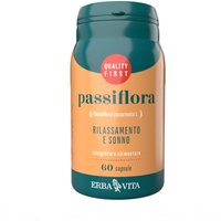 Erba Vita Monoplanta - Passiflora Integratore Rilassamento e Sonno, 60 Capsule