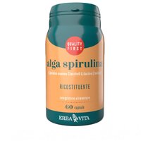 Erba Vita Monoplanta - Alga Spirulina Integratore Ricostituente, 60 Capsule
