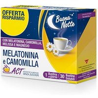 Linea Act Melatonina e Camomilla Act Integratore Sonk30 Bustine