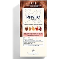 Phyto PhytoColor - Colorazione Permanente Colore 7.43 Biondo Ramato Dorato,1 Kit