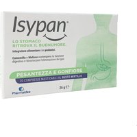 Pharmaidea Isypan - Pesantezza Gonfiore Integratore, 20 Compresse Masticabili