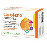Farmaderbe Carotene Complex Integratore Alimentare, 40 Capsule