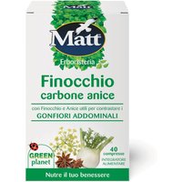 Matt Erboristeria - Finocchio Carbone Anice Integratore, 40 Compresse