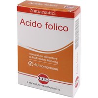 Kos Nutraceutici - Acido Folico 400mcg Integratore Alimentare, 60 Compresse