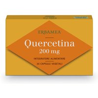 Erbamea Quercetina 200mg Integratore, 30 Capsule Vegetali