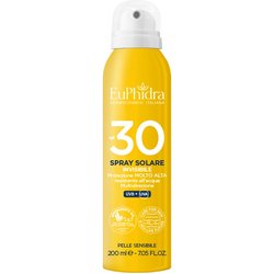 Euphidra Solari - Spray Solare Invisibile Corpo SPF30, 200Ml