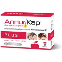 Annurkap Plus Integratore Alimentare per la Caduta di Capelli, 30 capsule